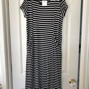 Pink Desert Stripe Dress